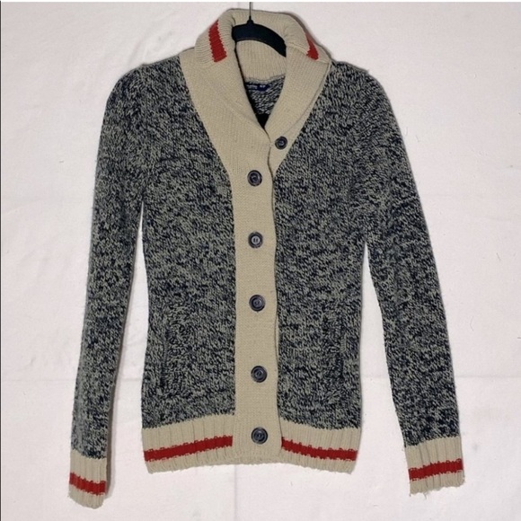 Bluenotes Cabin Sweater Button Up Knit Cardigan S - Picture 1 of 13